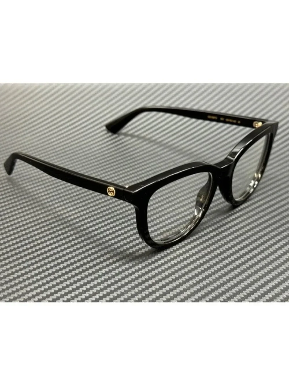 New Gucci Women Black Eyeglasses 52-18-140